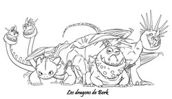 coloriage dragons 2 les dragons de berk